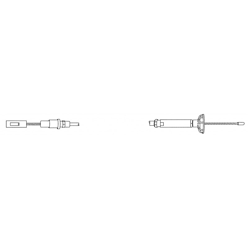 Câble d'embrayage 800mm pour Golf 1  1500-1800cc