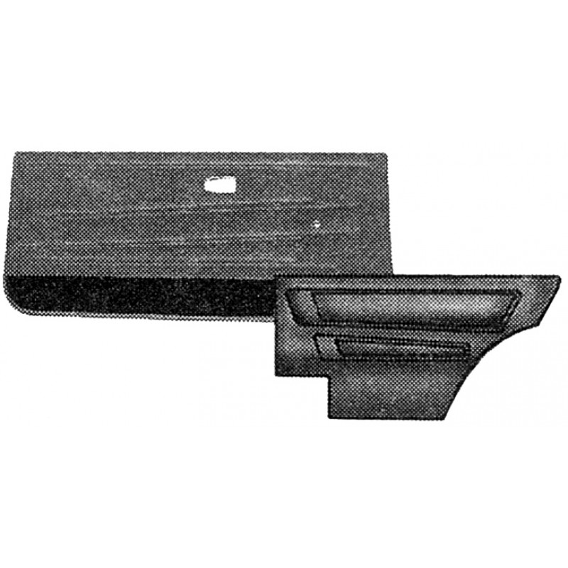 Set de 4 panneaux de porte pour Golf 1 3 portes