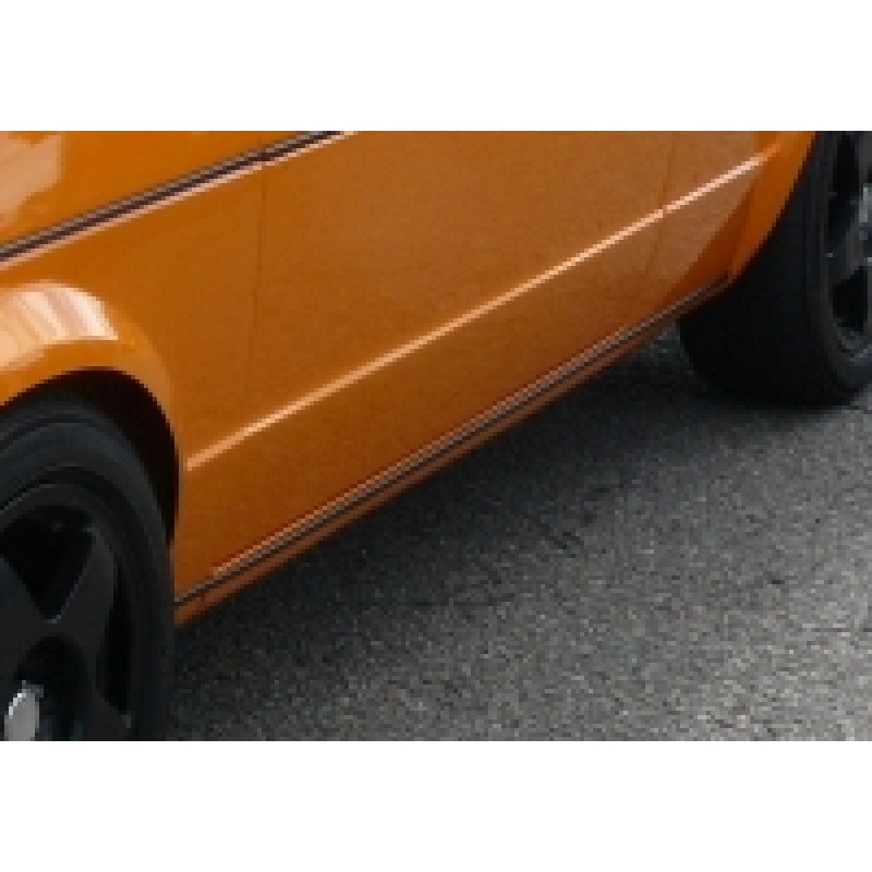 Seuils d'entrées de Portes (Baguettes) Sur Mesure en Alu Pour Vw Golf 3  (III) 5-portes 1991-1997 (4 Pièces) Film Carbone