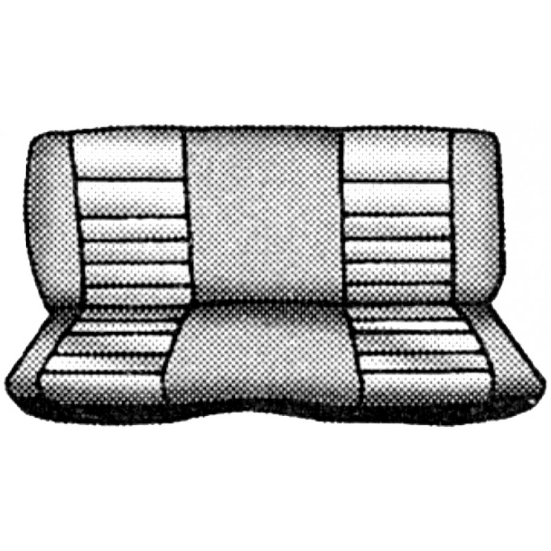 Housses de banquette arrière pour véhicule 4 portes