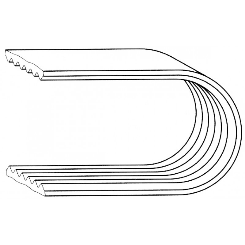Courroie de génératrice  21.36x751mm