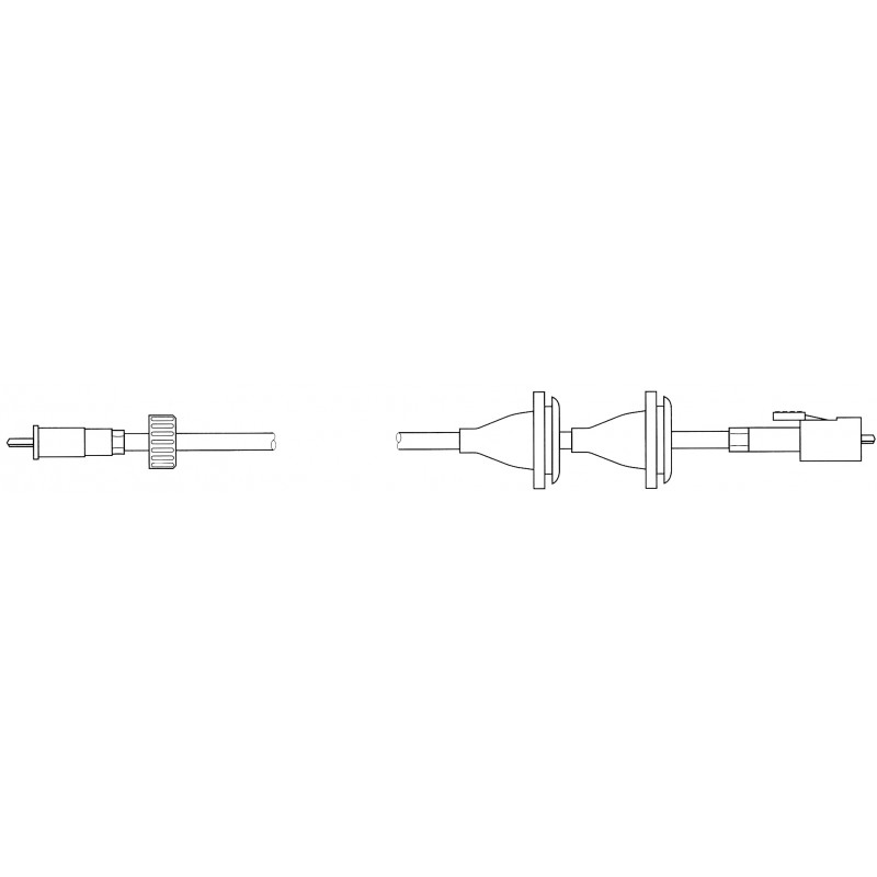 Câble de compteur 1060mm pour Golf 1 et 2  1100-1300cc  10/81-91