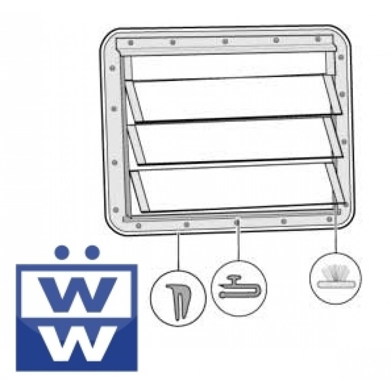 Kit complet de réfection de jalousie Westfalia