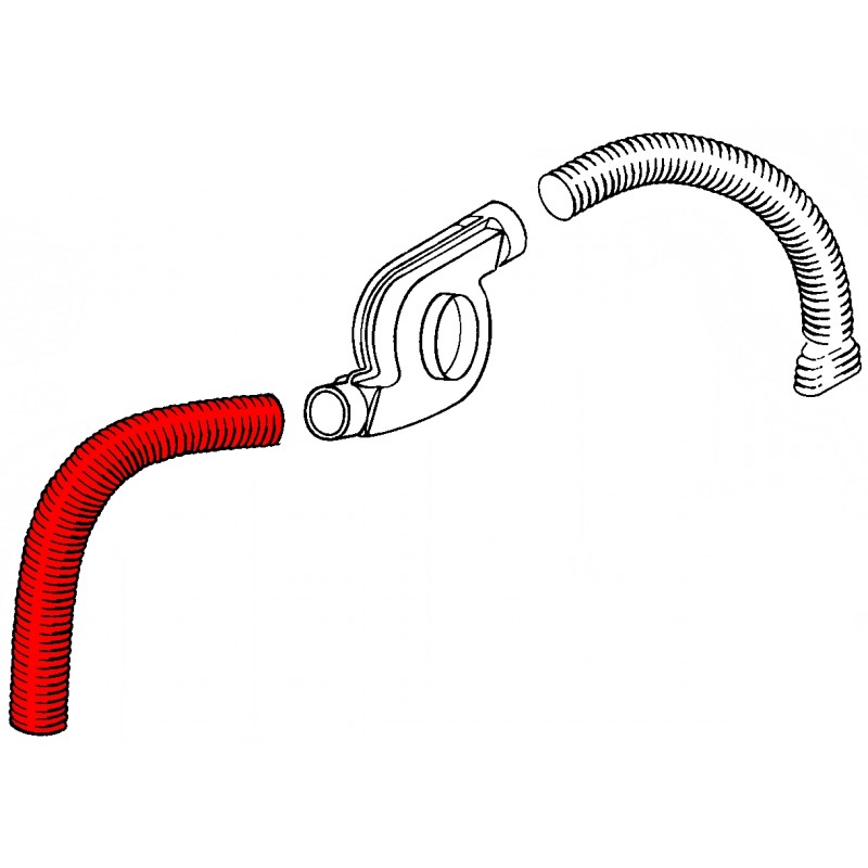 Gaine de chauffage gauche pour moteur T4