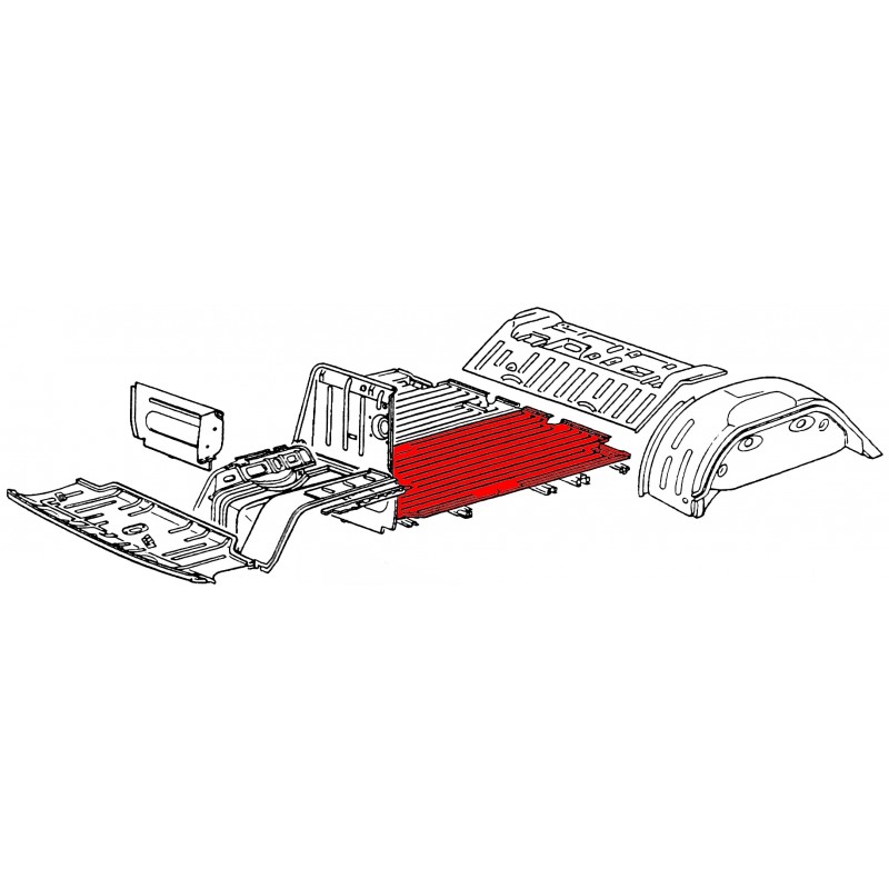 Plancher de chargement gauche 72-79