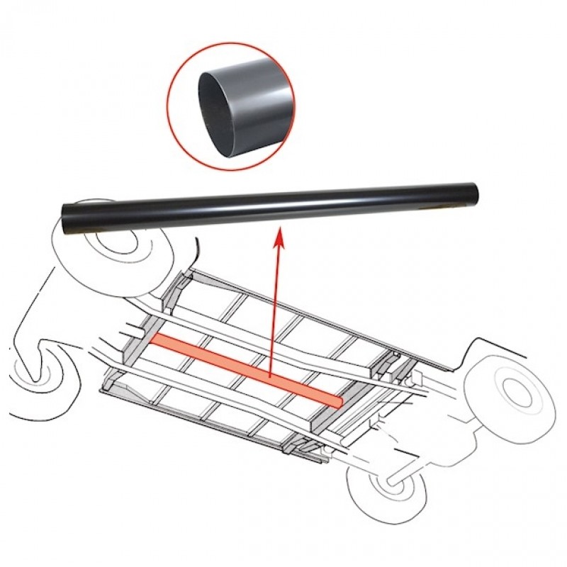 Canalisation de chauffage sous chassis diam. 70mm longueur 1270mm pour T2 3/55-7/72