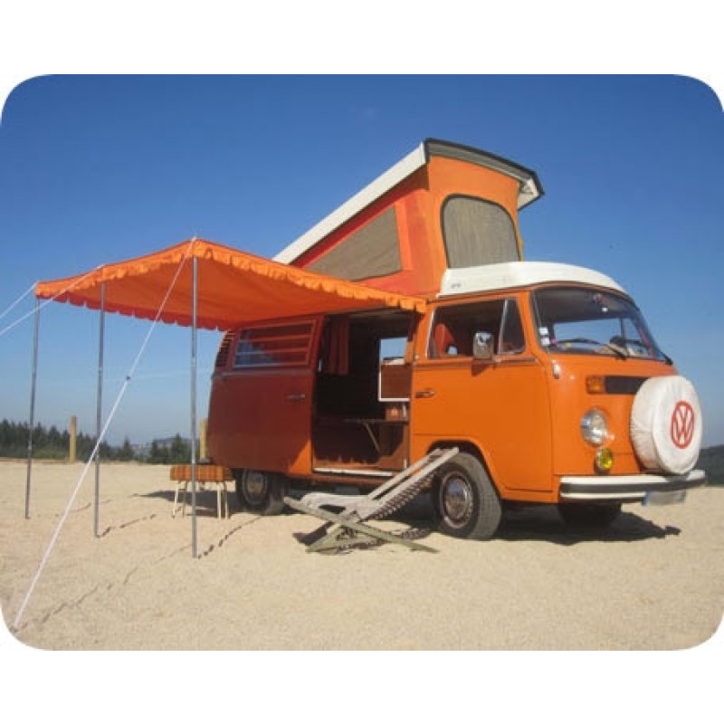 Auvent ORANGE de côté pour Combi Westfalia