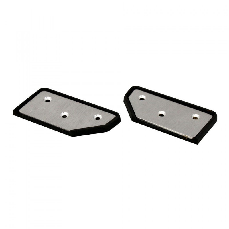 Set de 2 plaques de fermeture de déflecteur arrière en aluminium 65-72