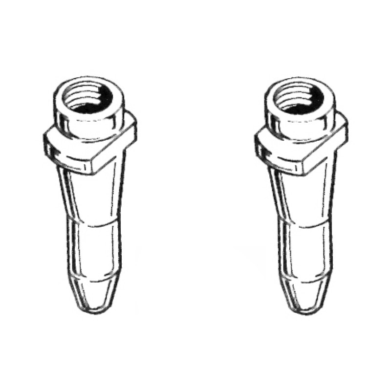 Set de 2 axes de centrage de capote 69-74