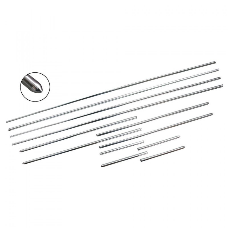 Kit baguettes en aluminium (12 pièces) 60-74