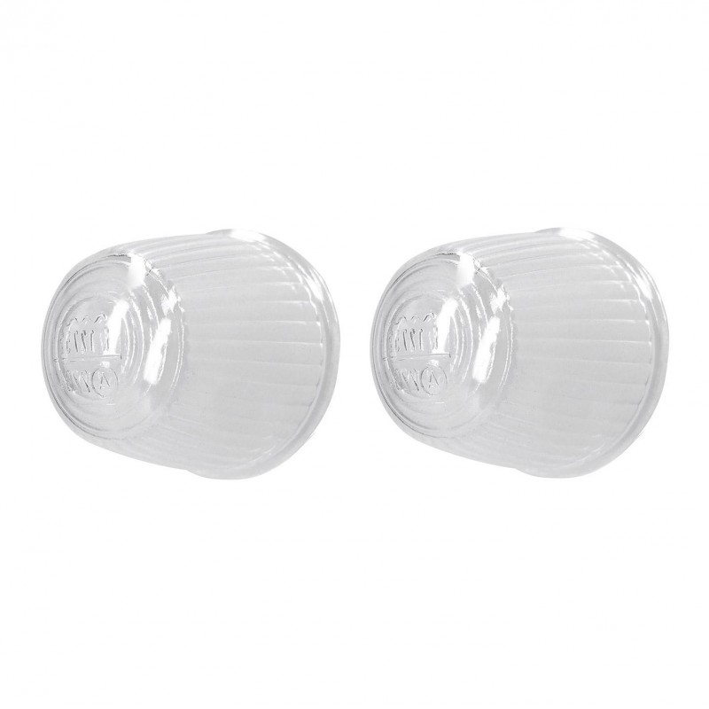 Set de 2 glaces blanches de clignotant avant 59-64