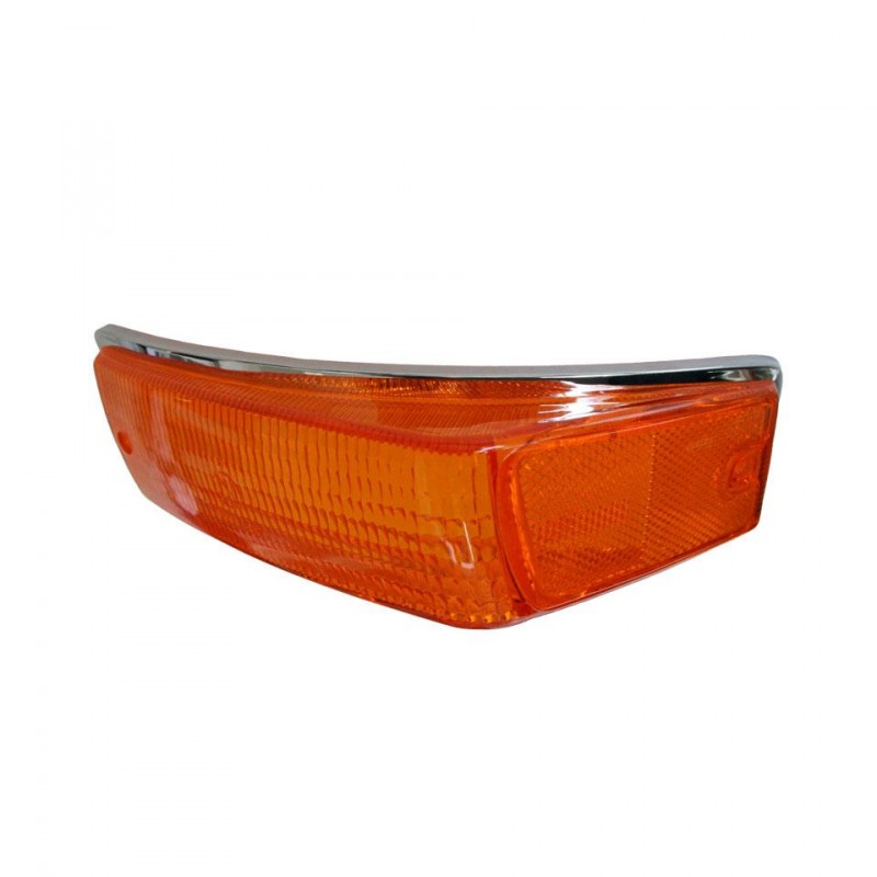 Glace orange de clignotant avant gauche 70-74