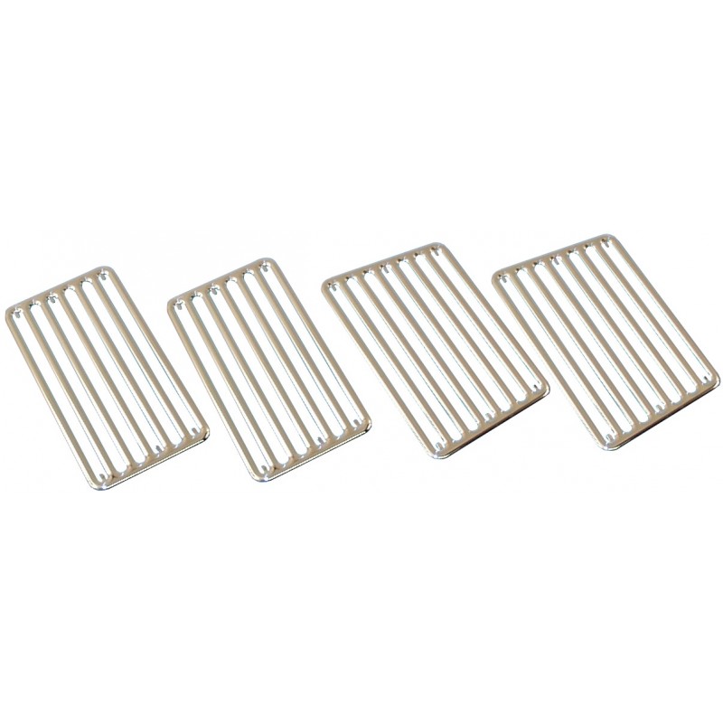 Set de 4 grilles de capot arrière 8/71-