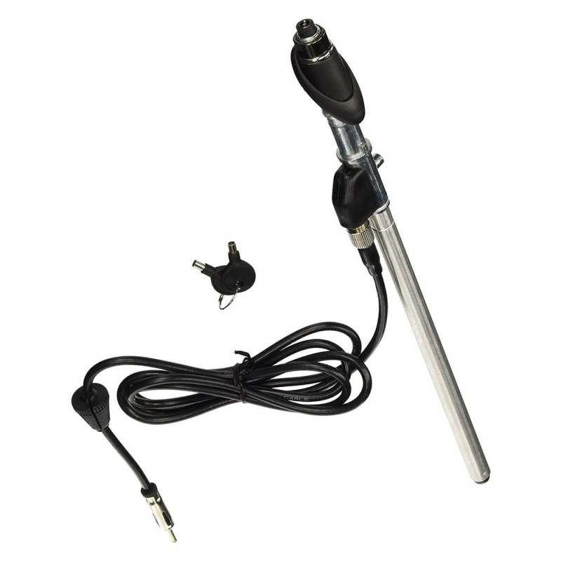 Antenne rétractable 900mm pied noir 8/66- Qualité Supérieure