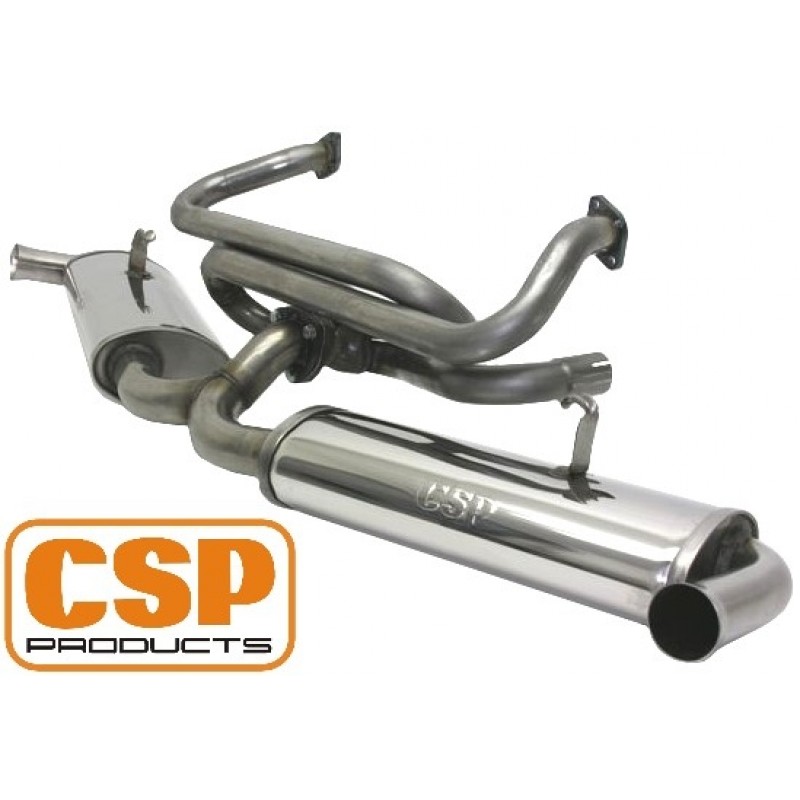 Echappement complet "DUAL MUFLER" CSP avec chauffage et préchauffage