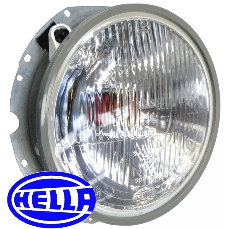 Phare H4 8/73- HELLA pour ampoule à culot H4 sans veilleuse