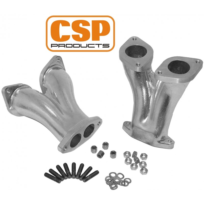 Set de 2 pipes d’admission décalées CSP pour carbus 44 IDF/HPMX