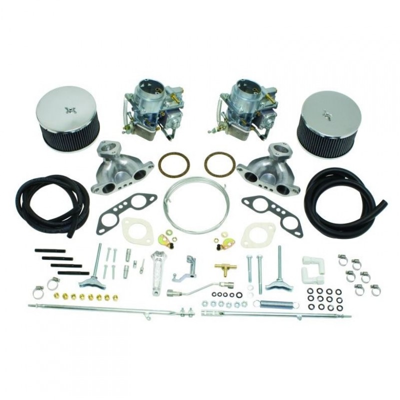 Kit doubles carburateurs EMPI 40mm type Kadron pour moteur T4