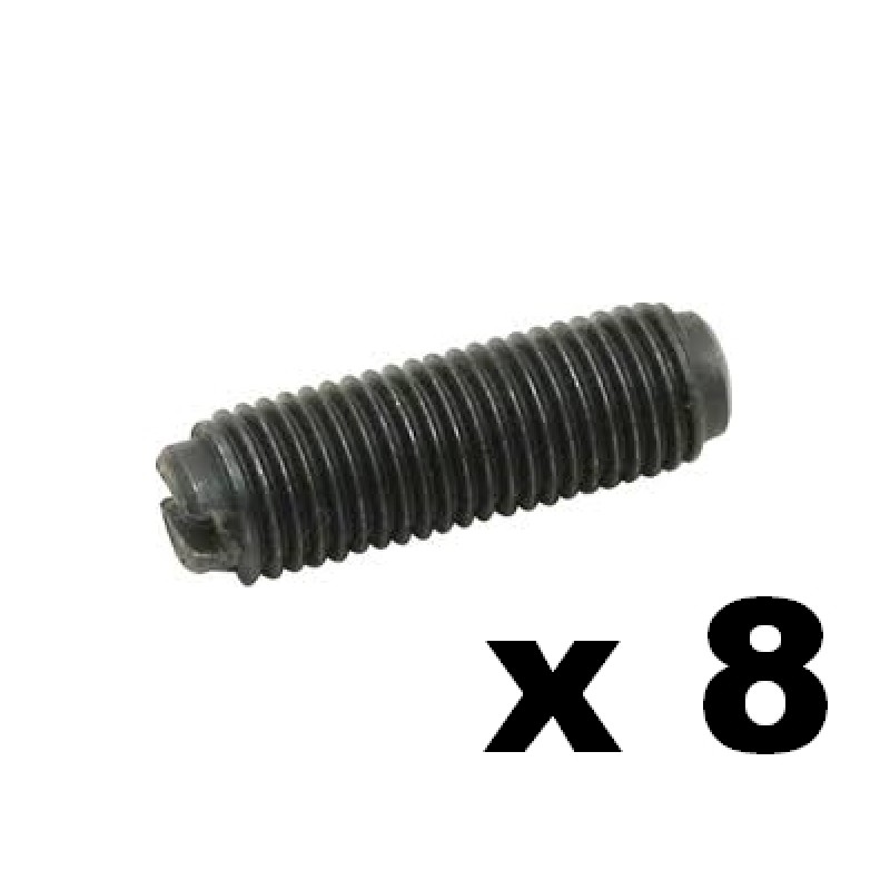 Set de 8 vis de réglage de culbuteur (diam 8 mm) Qualité Allemande