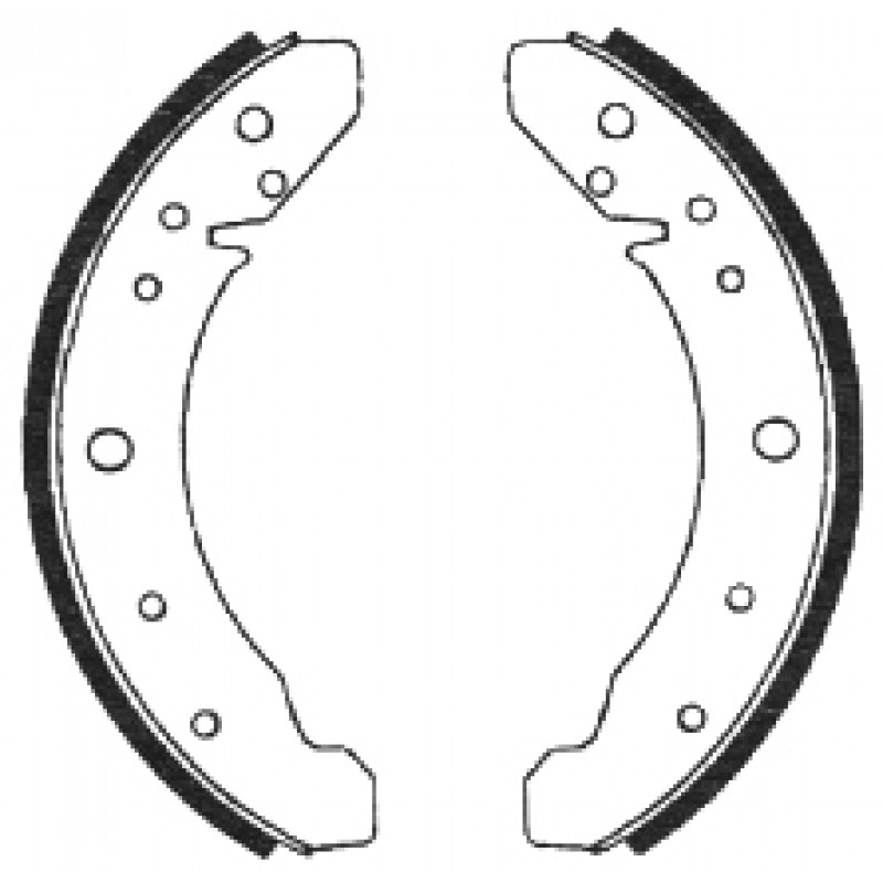 Machoires (4) avant 1200-1300 57-7/65 (230x40mm)