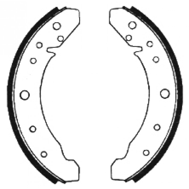 Machoires (4) arrière 57-7/64 (230x30mm)