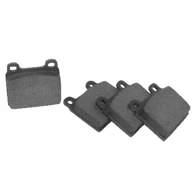 Set de 4 plaquettes de freins 8/72-6/86 (77x70x19mm)