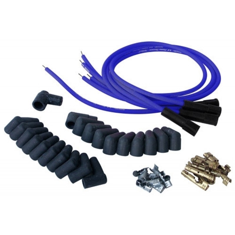 Fils de bougies pour allumeur PERTRONIX bleus