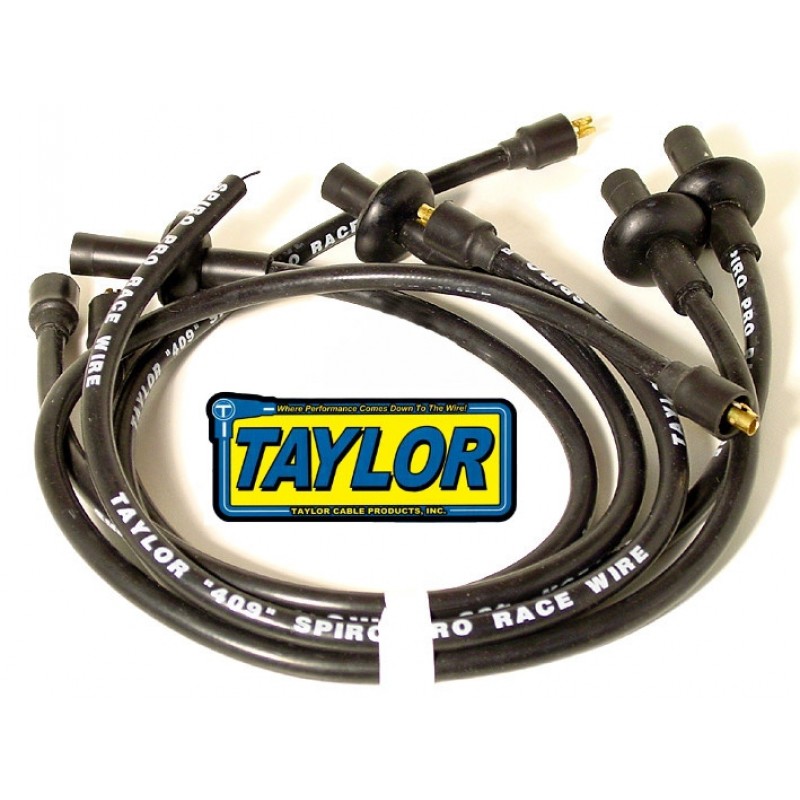 Fils de bougies TAYLOR «409» PRO RACE 10.4 mm noir