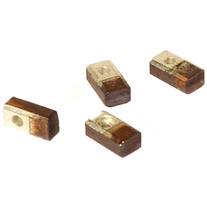 Set de 4 charbons de démarreur grand modèle (16x7x22mm)