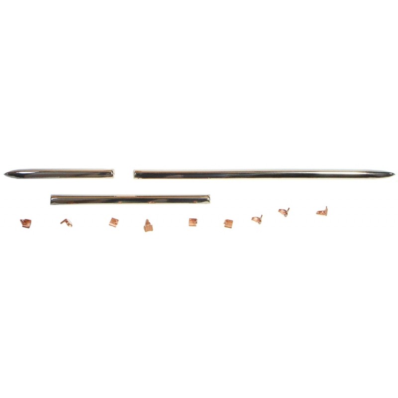 Set de 3 baguettes de tableau de bord en INOX