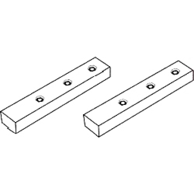 Set de 2 guides avant de découvrable -55