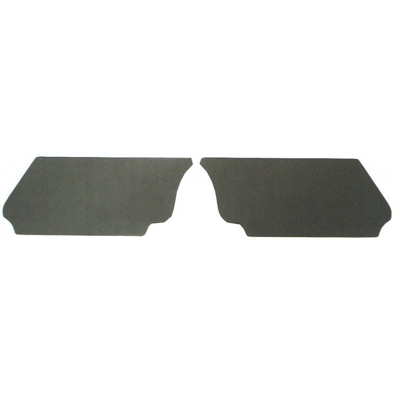 Set de 2 cartons noirs sous banquette arrière 60-64