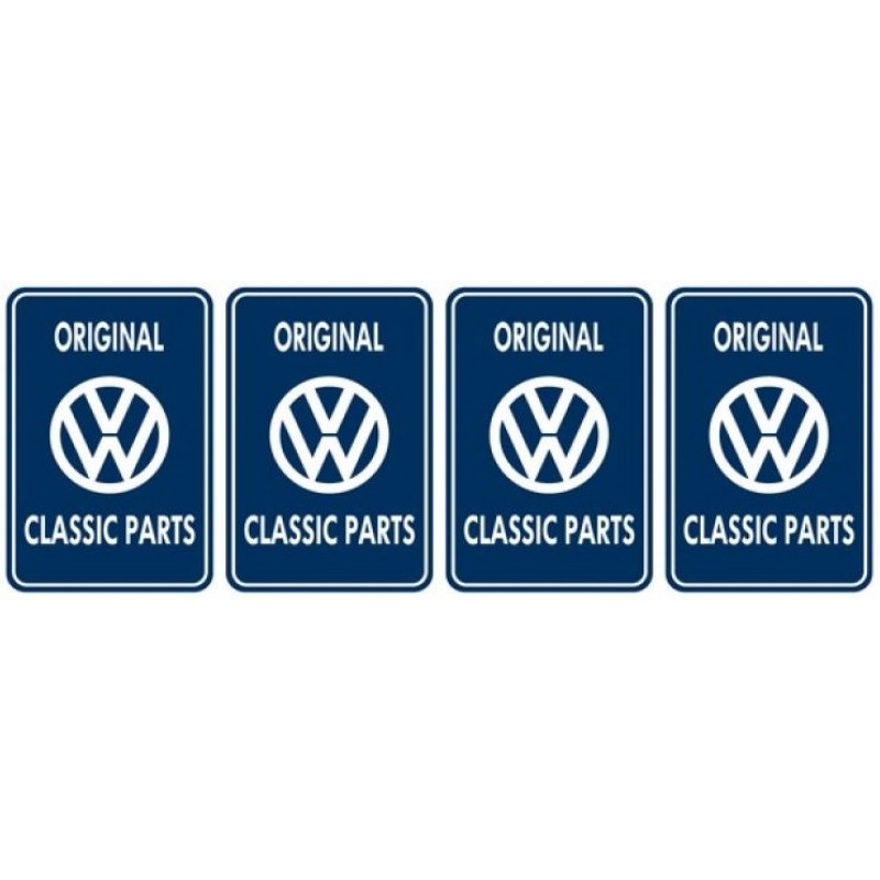 Set de 4 autocollants de vitre arrière Original Classic Parts