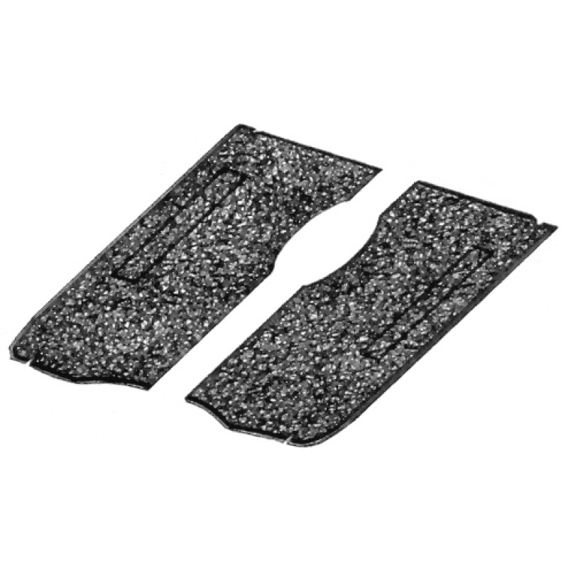 Set de 2 tapis caoutchouc gauche et droit sous banquette avant 63-67