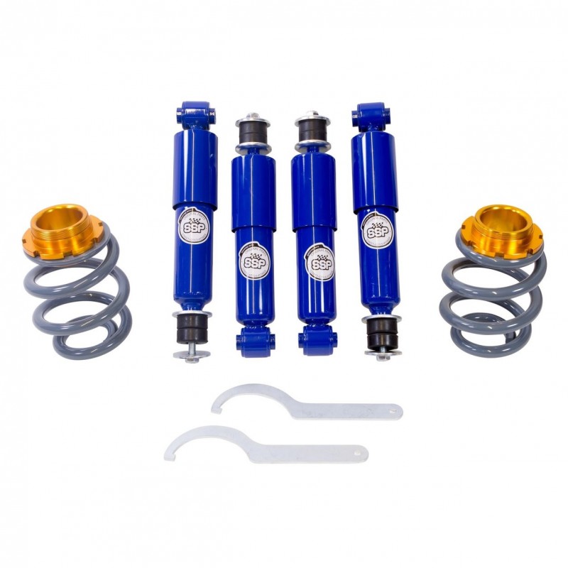 Kit complet de rabaissement suspension -30 à -70mm pour T4 tous modèles SSP