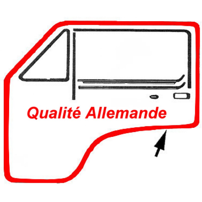 Joint de porte gauche ou droite (qualité allemande)