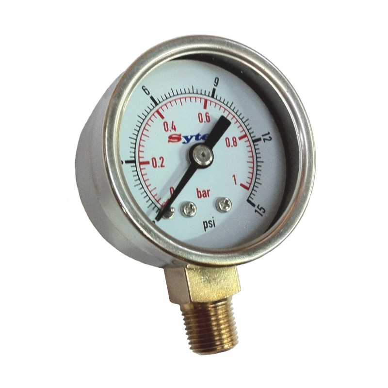 Manomètre de pression d'essence pour filtre à essence régulateur 