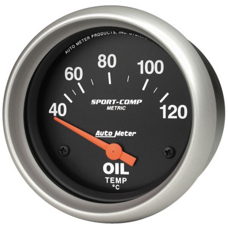 Manomètre de température d'huile «SPORT COMP» diam. 67mm  40-120°