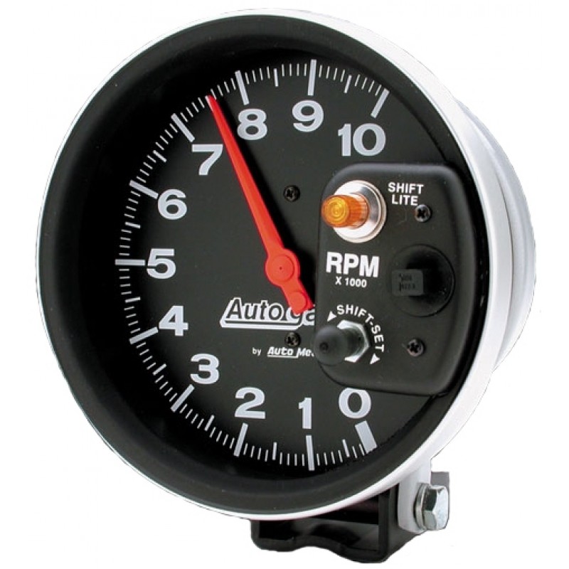 Compte tours «AUTOGAGE» diamètre 125mm avec shift light incorporé jusque 10.000 tours