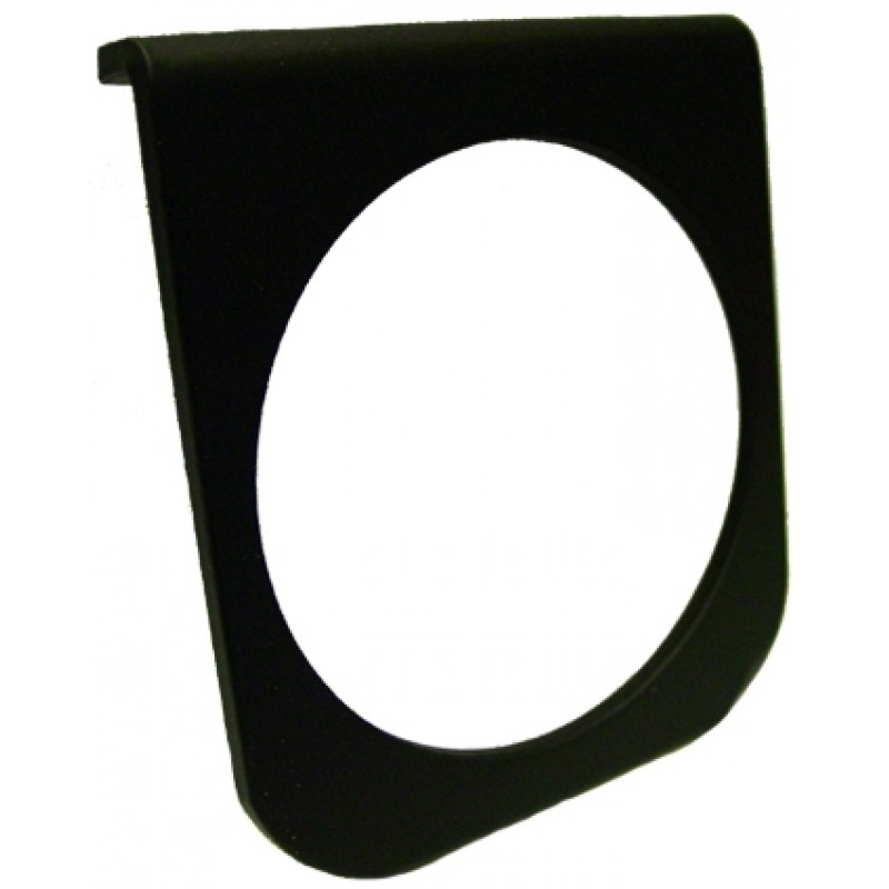 Support noir (sous tableau de bord) de manomètre diamètre 67mm 1 trou