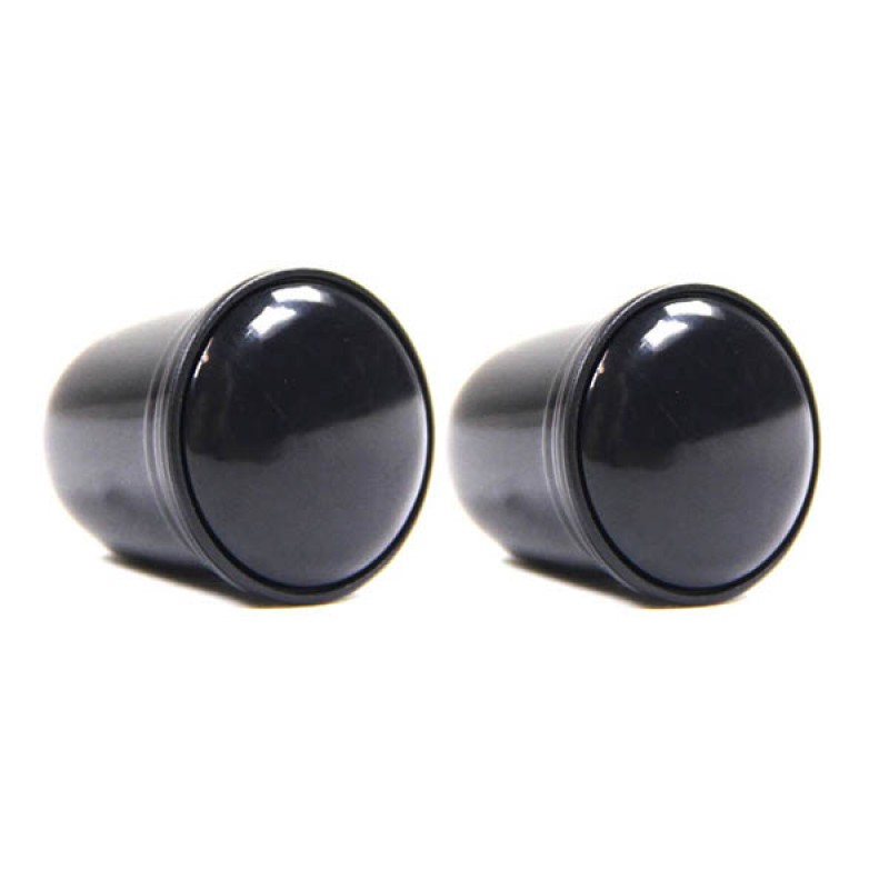 Set de 2 boutons de commande noir style Sapphire pour autoradio Retrosound