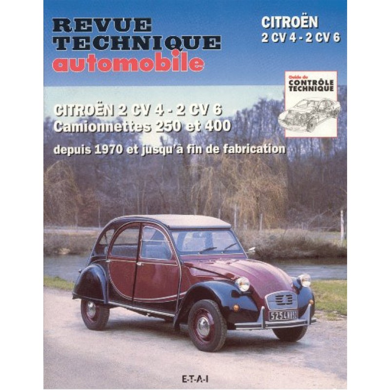 Revue technique automobile 2cv 4-6 APRES 1970