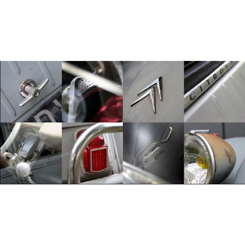 Carte postale "DETAILS 2CV AZAM"