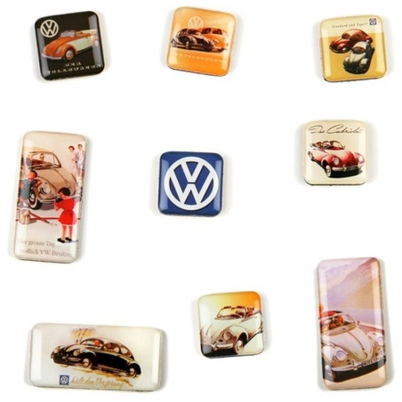 Set de 9 magnets VW
