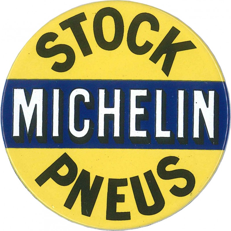 Magnet émaillé rond MICHELIN STOCK