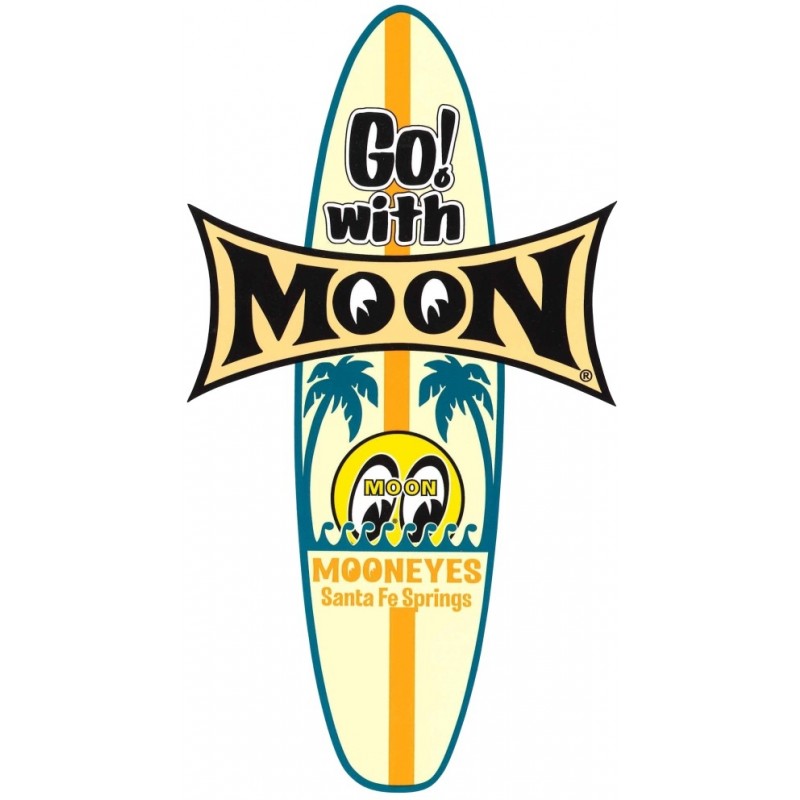 Autocollant MOON SURFBOARD