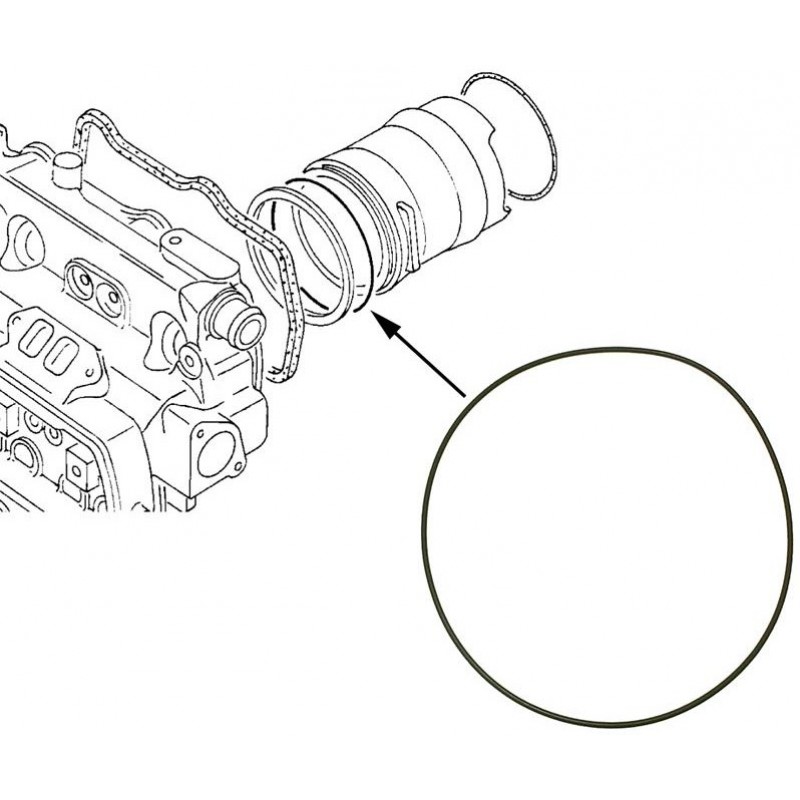 Joint torique 101 x 1.5mm haut de cylindre côté culasse