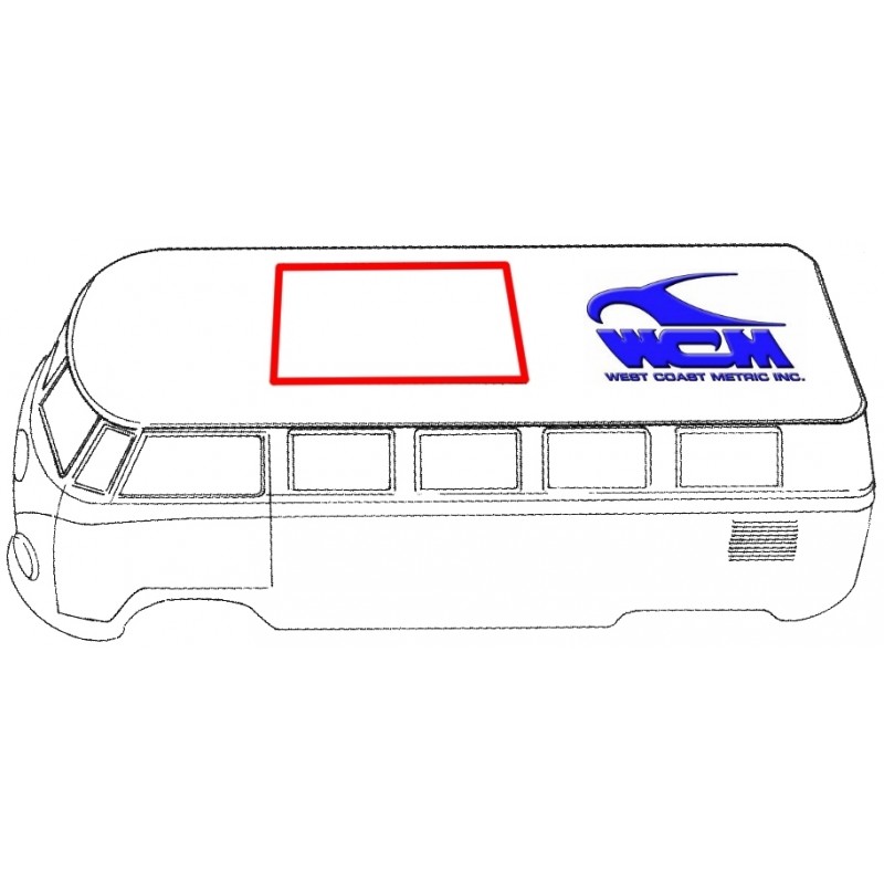 Joint de toit westfalia sur caisse 64-67