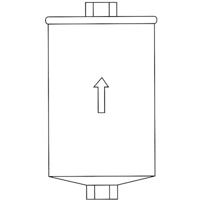 Filtre à essence Cabriolet GTI 8/83- et Caddy 8/87-