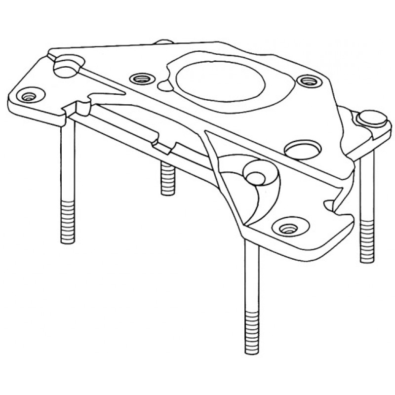 Semelle de carburateur Golf 2  1,0  10/85-10/91